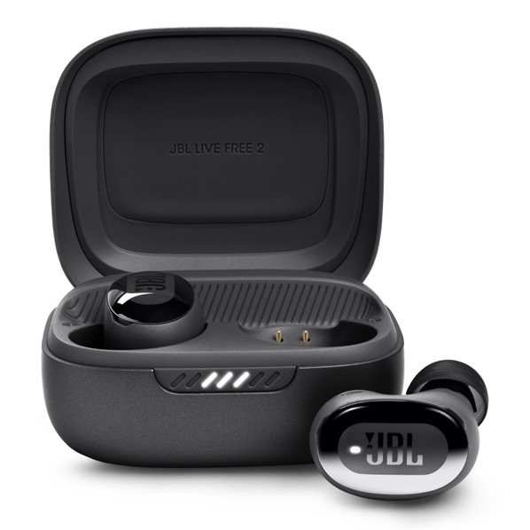 JBL LIVE FREE 2 ブラック Bluetooth 5.2 ハイブリッドノイズ