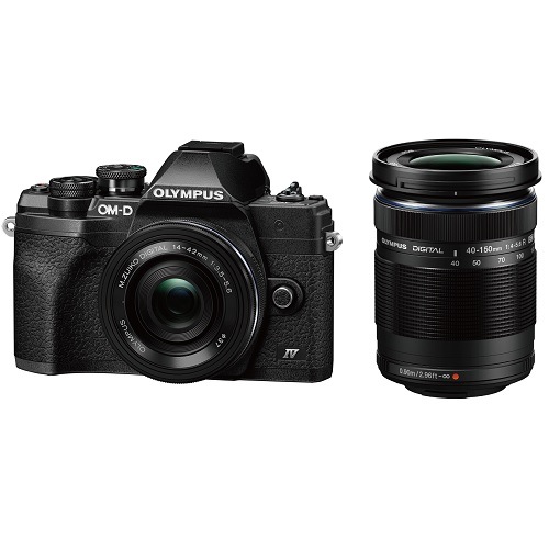 オリンパス ミラーレス一眼 OM-D E-M10 Mark IV EZダブルズームキット ブラック
