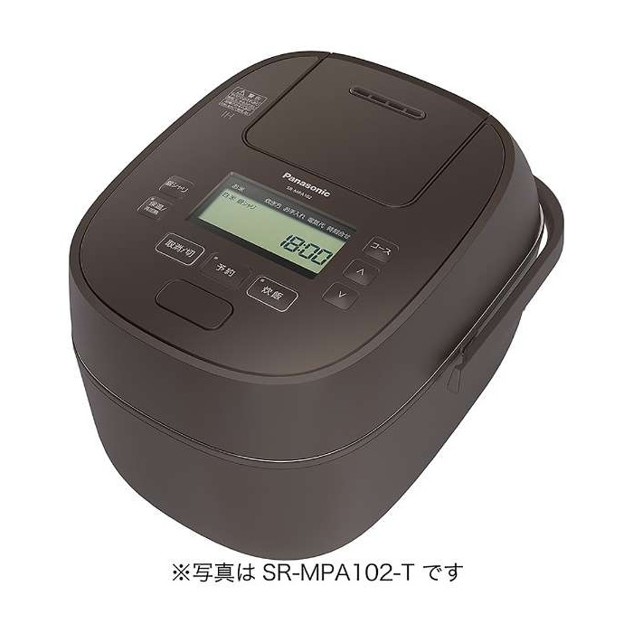 Panasonic 可変圧力 IHジャー炊飯器 1升炊き ブラウン SR-MPA182-T おどり炊き