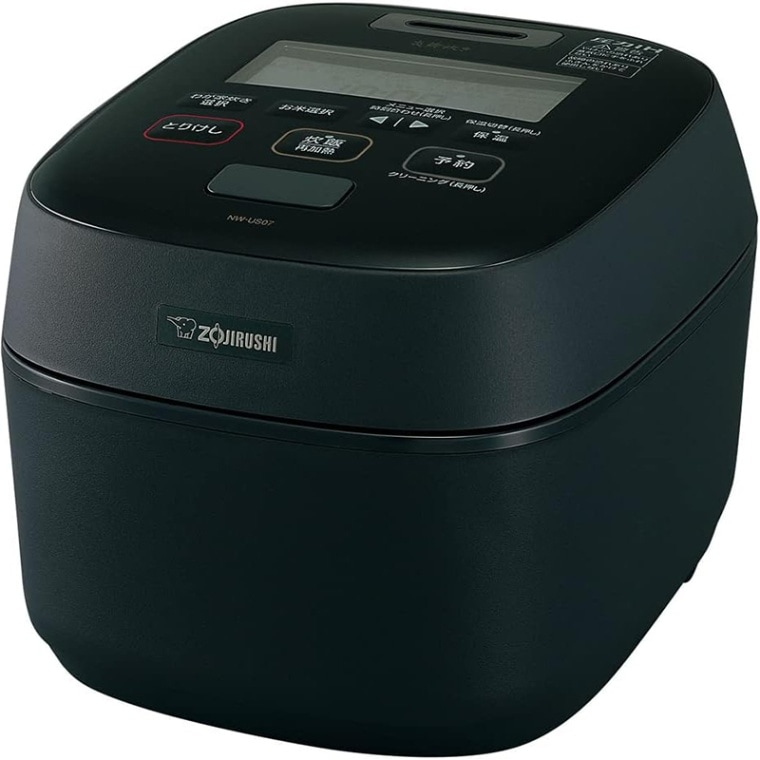 ZOJIRUSHI 圧力IH炊飯ジャー NW-US07-BZ 象印 炊飯器 象印マホービン 炎舞炊き 4.0合炊き 濃墨 ブラック