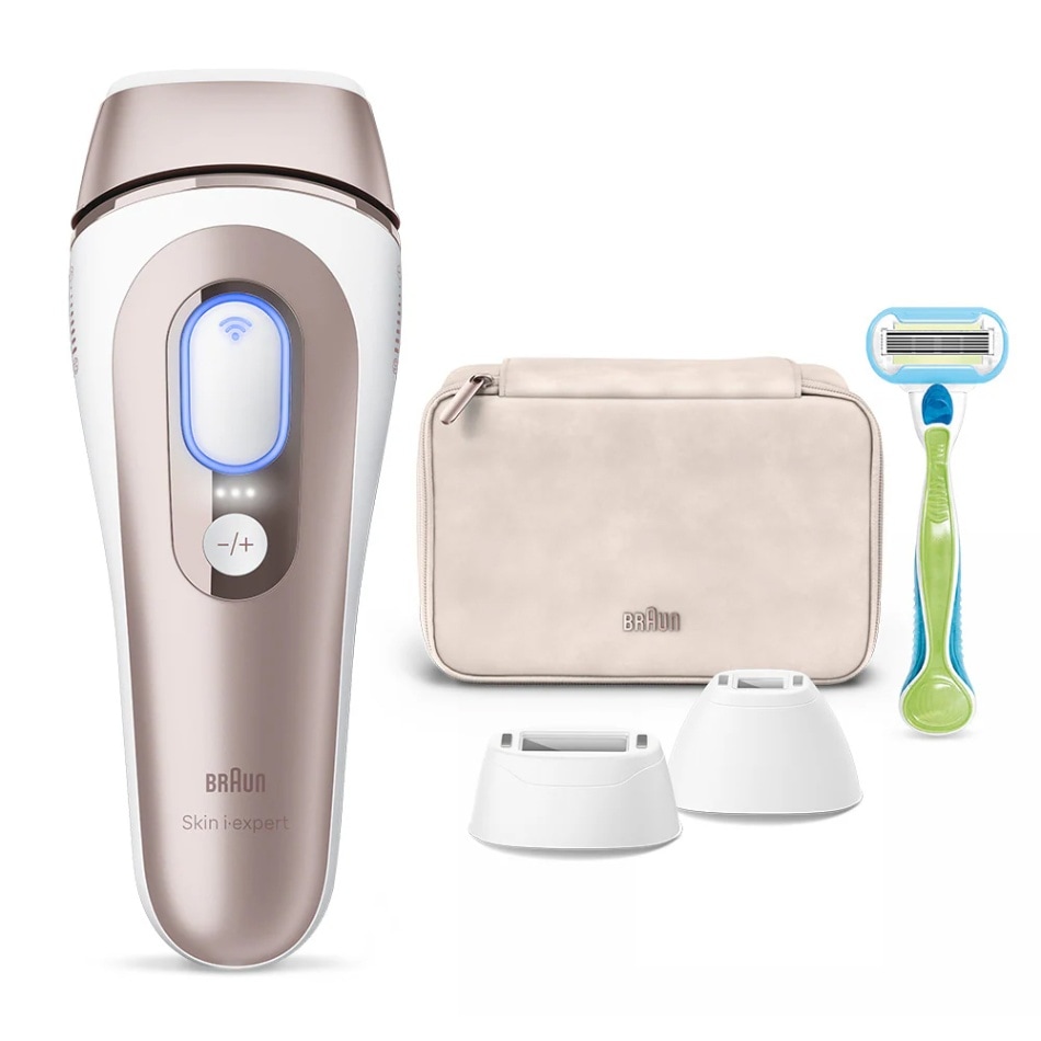 BRAUN スキンアイエキスパート Pro7 AI搭載 家庭用光美容器 PL7243　ブロンズホワイト（ブラウン）