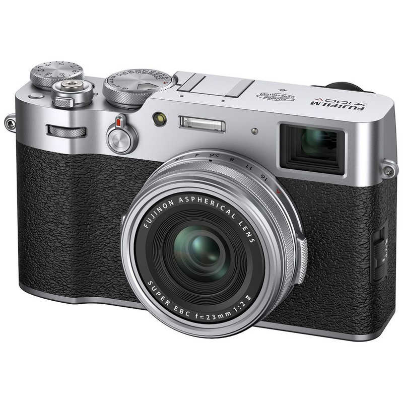 富士フイルム デジタルカメラ FUJIFILM X100V [シルバー] [画素数：2610万画素(有効画素) 撮影枚数：350枚]