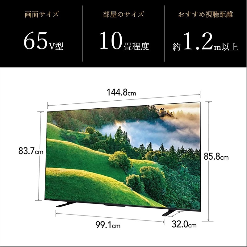 TOSHIBA 65V型 4K液晶テレビ REGZA 65M550L 東芝 レグザ 地上・BS・110度CSデジタル 4Kチューナー内蔵 LED液晶テレビ　【沖縄・離島不可】
