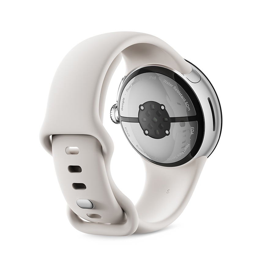 Google Pixel Watch  2 Polished Silver アルミケース / Porcelain アクティブバンド　スマートウォッチ　GA05031-GB
