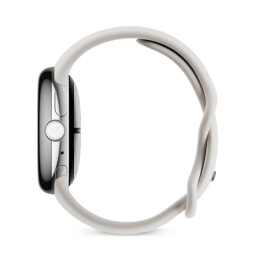 Google Pixel Watch  2 Polished Silver アルミケース / Porcelain アクティブバンド　スマートウォッチ　GA05031-GB