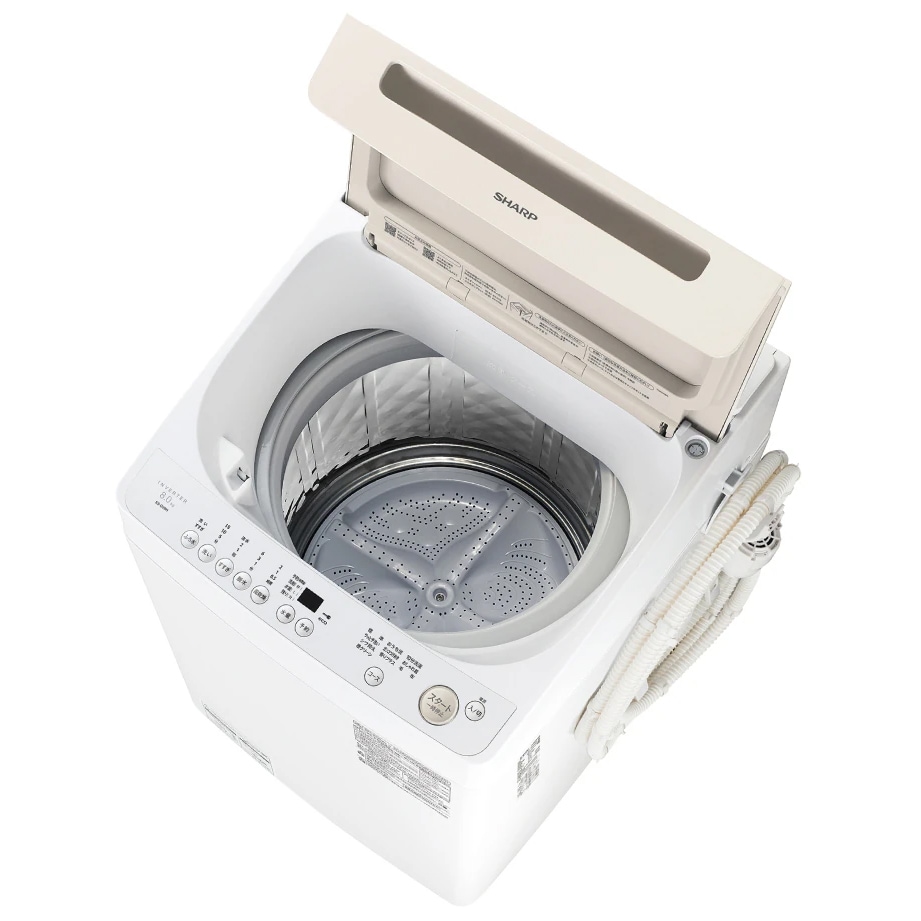 シャープ(SHARP) 全自動洗濯機 8kg シャ－プ ES-GV8H-N シャープ