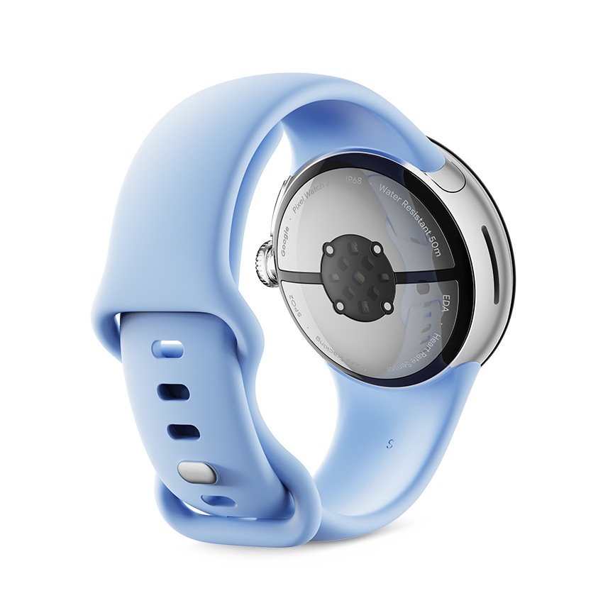 Google Pixel Watch 2 Polished Silver アルミケース / Bay アクティブ  