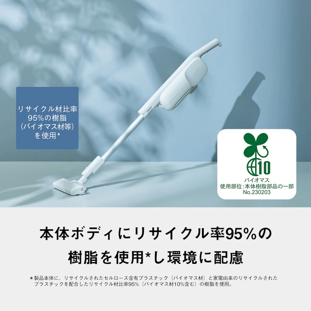 パナソニック 掃除機 紙パック式 コードレス スティック MC-PB60J-C アイボリー 軽量 新生活