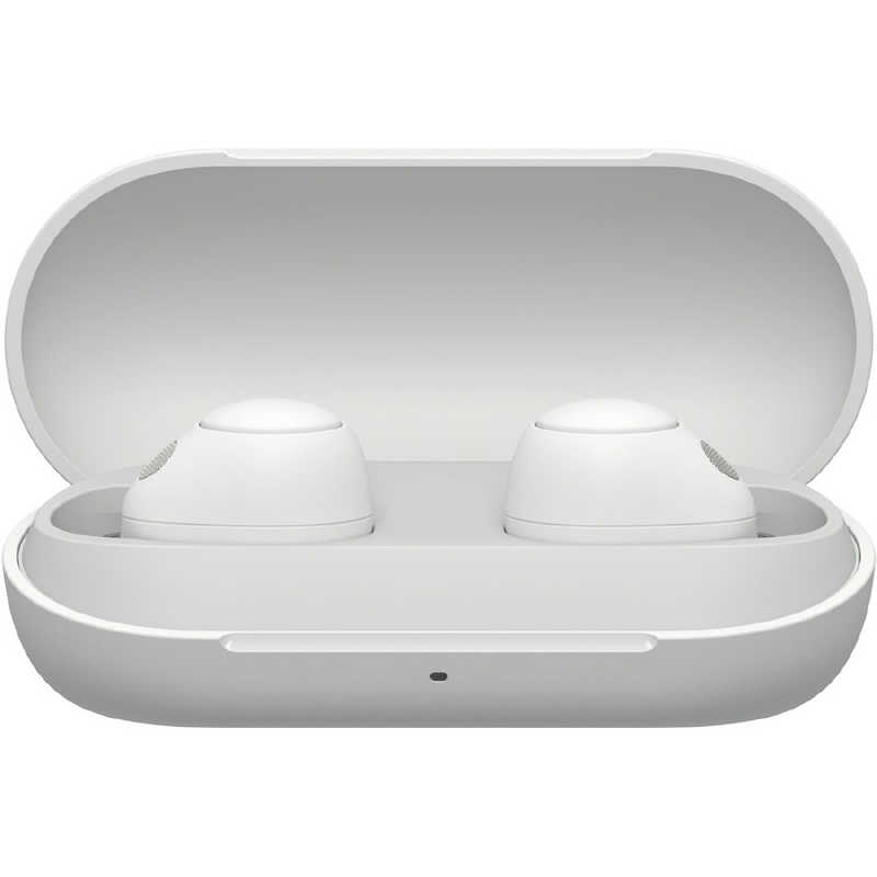 ソニー 完全ワイヤレスイヤホン WF-C700N :高性能ノイズキャンセリング搭載/軽量・小型設計/音質アップスケール機能搭載/連続音楽再生時間最長 7.5時間/IPX4防滴性能/急速充電対応/クリアな通話性能/マルチポイント対応 ホワイト