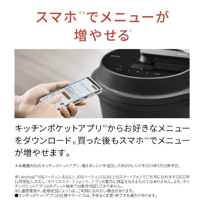 Panasonic 自動調理鍋 オートクッカー ビストロ NF-AC1000-K | 電化