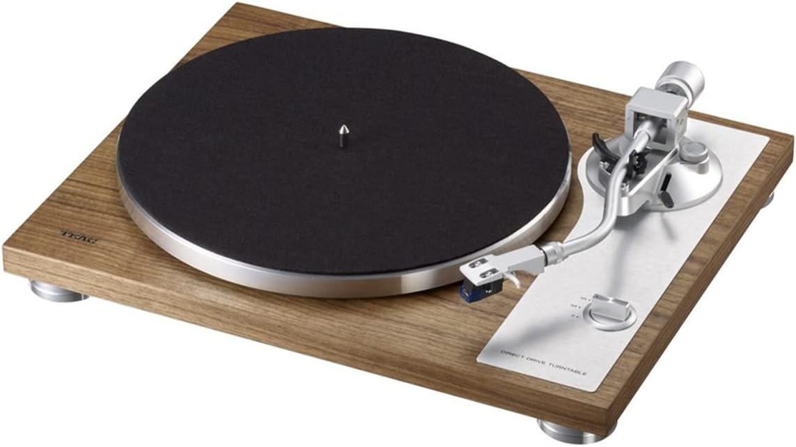 TEAC(ティアック) ダイレクトドライブ・アナログターンテーブル ウォルナット TN-4D-SE/WA ［フォノイコライザー内蔵］ TN4DSEWA
