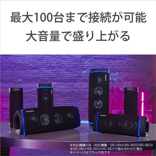 ソニー SONY ブルートゥーススピーカー ベージュ SRS-XB23 C [Bluetooth対応]