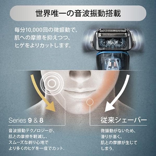 BRAUN メンズシェーバー 8350S-V ブラウン マットシルバー 3枚刃