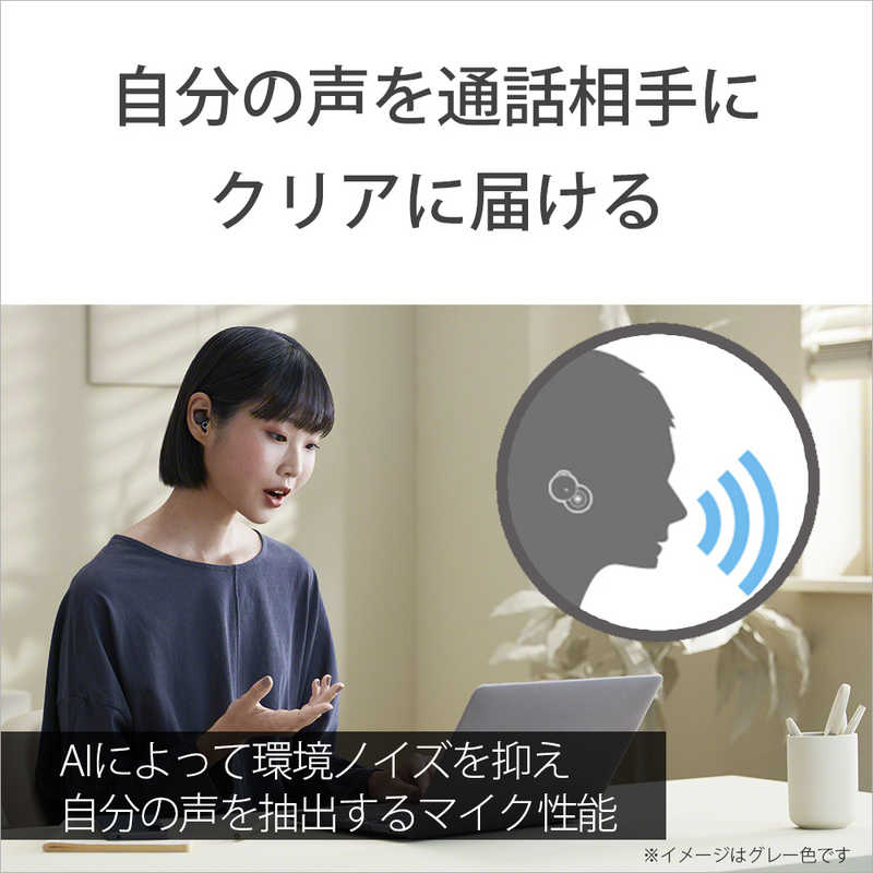 ソニー SONY LinkBuds フルワイヤレスイヤホン グレー [リモコン・マイク対応 /ワイヤレス(左右分離) /Bluetooth]　WF-L900WM ホワイト