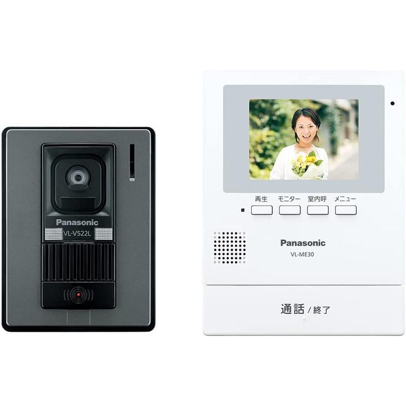 Panasonic テレビドアホン VL-SE30XLA 録画機能付 電源直結式 親機＆カメラ玄関子機セット 親3.5型