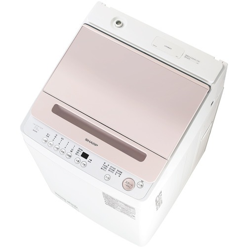 C7416★2023年製美品★シャープ　洗濯機　7KG 穴無し洗濯槽　一人暮らし シャープ 【軒先渡し】清潔&節水穴無し槽 全自動洗濯機 ES-GE7J