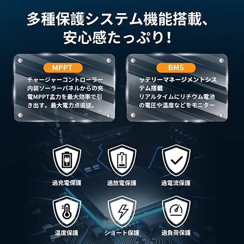 ポータブル電源 大容量 バッテリー 大容量 ポータブル ソーラーパネル シガーソケット ACアダプター 800w アウトドア 災害時 停電 車中泊 キャンプ アウトドア 地震 台風 防災 50/60Hz対応 急速充電 PSE検査合格済 2年保証