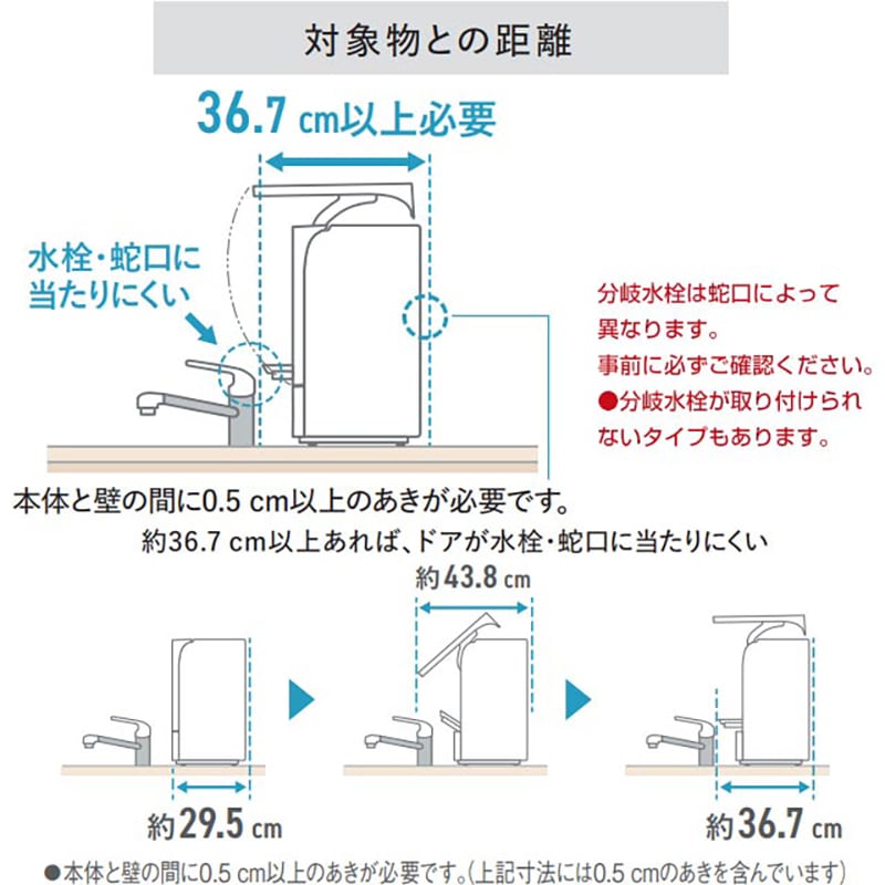 【専用】台座付き 食洗機 Panasonic NP-TSK1-W＆分岐栓 パナソニック 食洗機 NP-TSK1-W 専用台、分岐水栓付き 【公式通販】