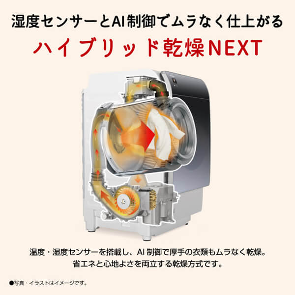 シャープ 洗濯機 洗濯11.0kg 乾燥6.0kg ドラム式洗濯乾燥機 左開き SHARP ES-X11A-TL 自動お掃除 プラズマクラスター 除菌 消臭 [クリスタルシルバー]【沖縄・離島不可】