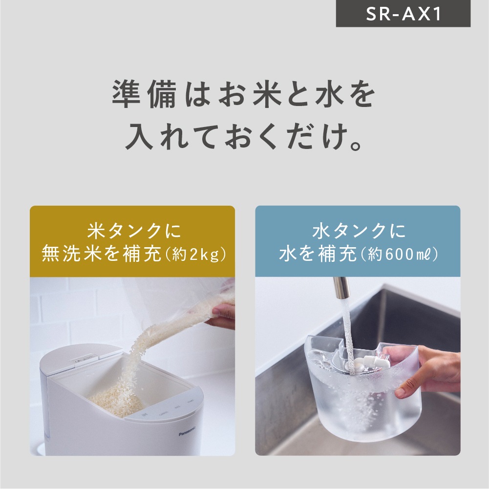 Panasonic - [中古] [2.0合]パナソニック 自動計量IH炊飯器 SR
