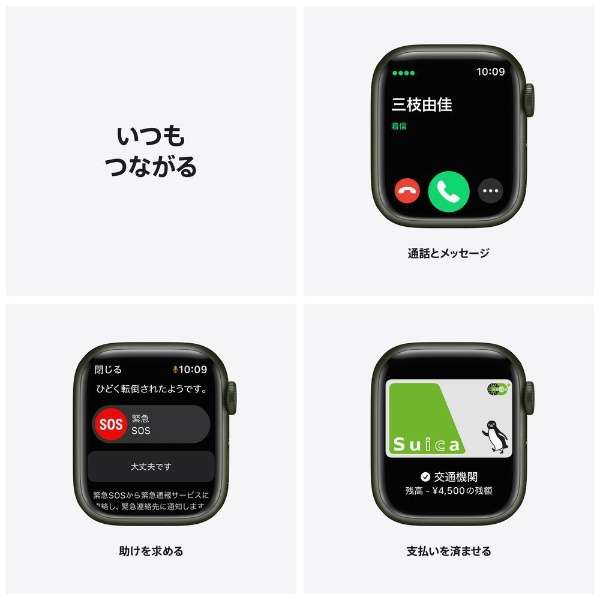 Apple Watch Series 7  41mm グリーン MKHT3J/A Amazon.com: Apple Watch Series 7 (GPS + Cellular, 41mm