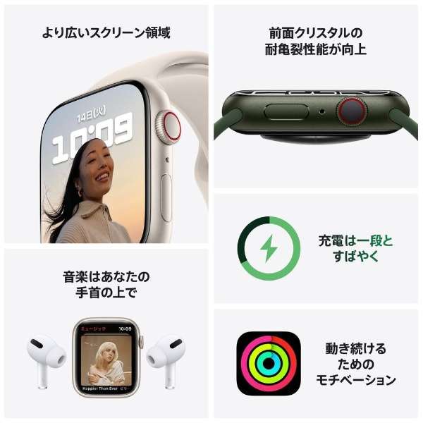 Apple Watch 7 GPS 45mm グリーン バンド14本ケース3個 31lARqeL2uL._UF894,1000_QL80_.jpg