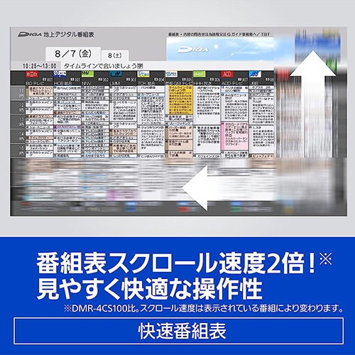 Panasonic 4Kチューナ内蔵 ブルーレイディスクレコーダー 3TB パナソニック DIGA DMR-4T302 ディーガ HDD 4KBS/CSトリプルチューナー内蔵 DMR-4T302