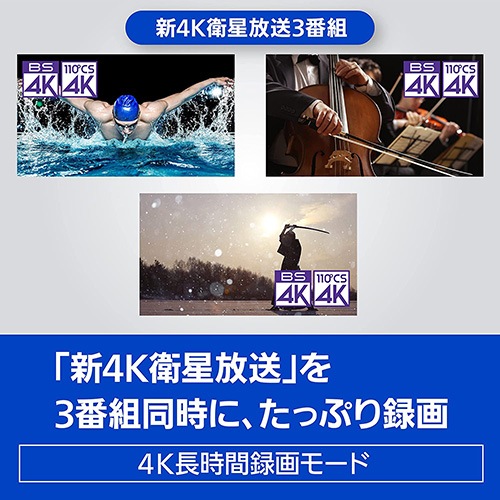 Panasonic 4Kチューナ内蔵 ブルーレイディスクレコーダー 3TB パナソニック DIGA DMR-4T302 ディーガ HDD 4KBS/CSトリプルチューナー内蔵 DMR-4T302