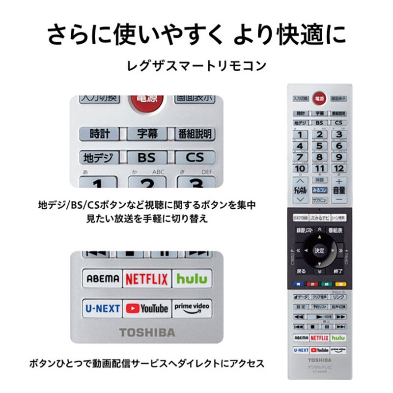TOSHIBA 東芝 液晶テレビ 24型 24V34 東芝  地上・BS・110度CSデジタル ハイビジョンLED液晶テレビ (別売USB HDD録画対応) youtube対応 新生活 一人暮らし