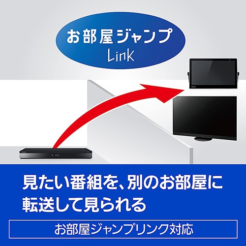 Panasonic 4Kチューナ内蔵 ブルーレイディスクレコーダー 2TB DIGA DMR-4W202 ディーガ HDD 4KBS/CS ダブルチューナー内蔵