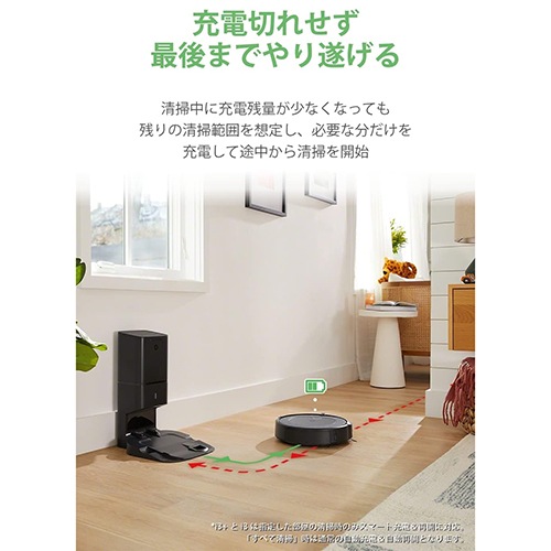 IROBOT ルンバ I3+ ロボット掃除機 i355060 アイロボット Roomba [ルンバI3] お掃除ロボット 掃除ロボット 全自動 家電 ゴミ収集 強力吸引 自動充電