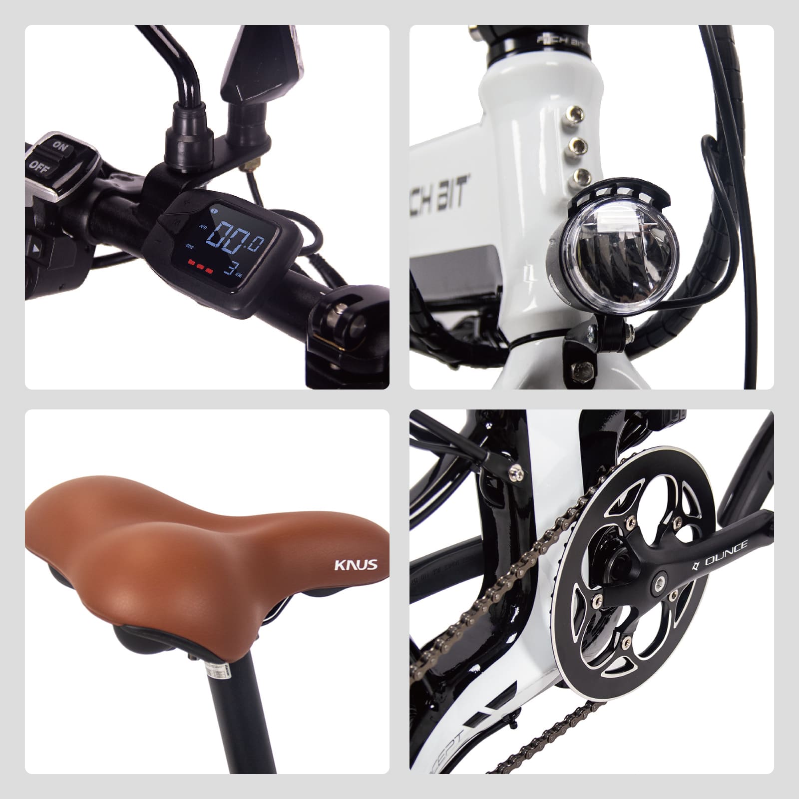 電動バイク ペダル付き RICH BIT TOP619 原付 免許で 公道走行可 電動自転車 自転車 マウンテンバイク の3WAY 折りたたみ できる おしゃれ フル電動 ナンバー 取得可能 20インチ FAT タイヤ で 通勤 通学 にも おすすめ