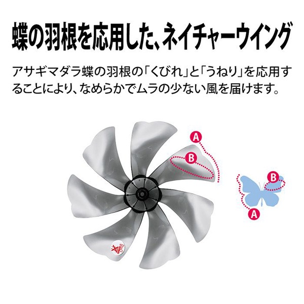 シャープ プラズマクラスター扇風機 7枚羽根 リビングファン ネイチャーウイング DCモーター 風量8段階切替 PJ-S3DS-W ホワイト系 リビング扇風機 サーキュレーター
