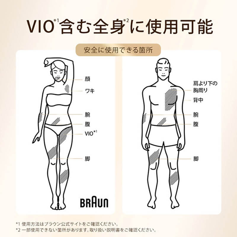 BRAUN 家庭用 光美容器 PL5268 ブラウン シルクエキスパート Pro5 ボディ用・フェイス用