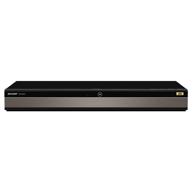 SHARP ブルーレイディスクレコーダー 4B-C30DW3 シャープ AQUOSブルーレイ 2チューナー 3TB UHDBD 4Kチューナーブラック系
