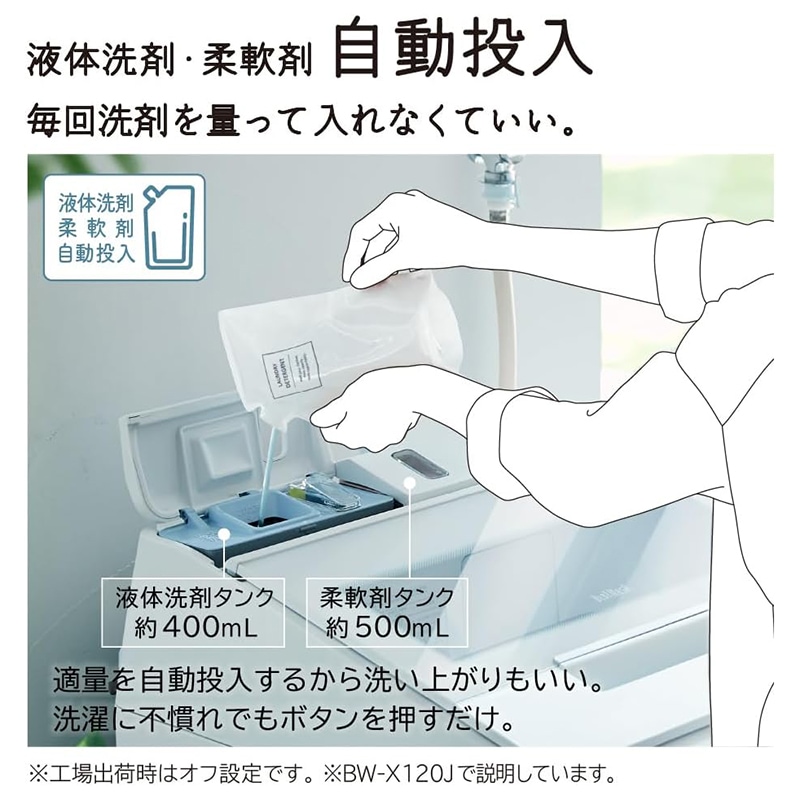 HITACHI 全自動洗濯機 ビートウォッシュ BW-X100J(W