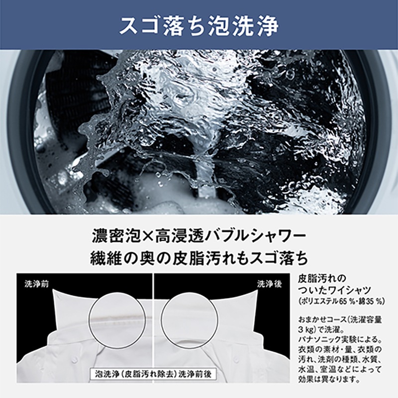 Panasonic ドラム式洗濯乾燥機 NA-LX127CL-W パナソニック LXシリーズ マットホワイト 洗濯12.0kg 乾燥6.0kg ヒートポンプ乾燥 左開き【沖縄・離島不可】