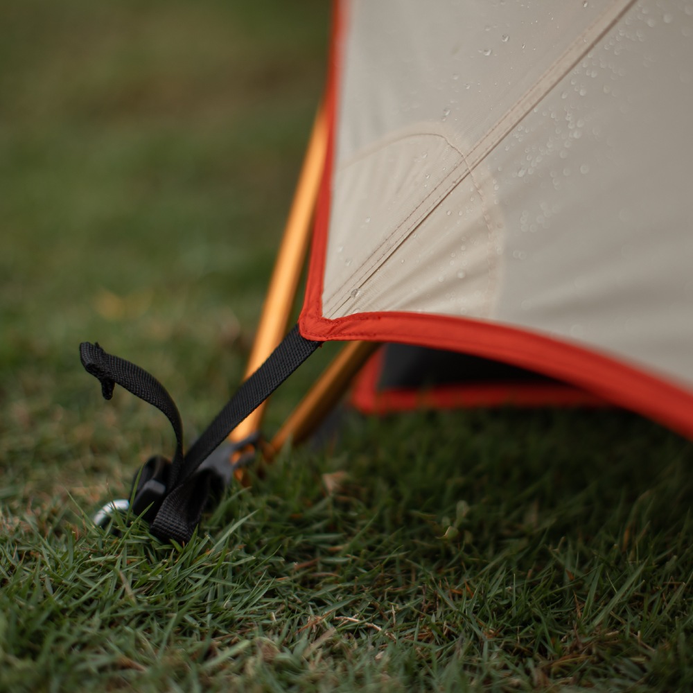 Off Week レッドラインテント 3～4人用 収納袋付き メーカー1年保証付