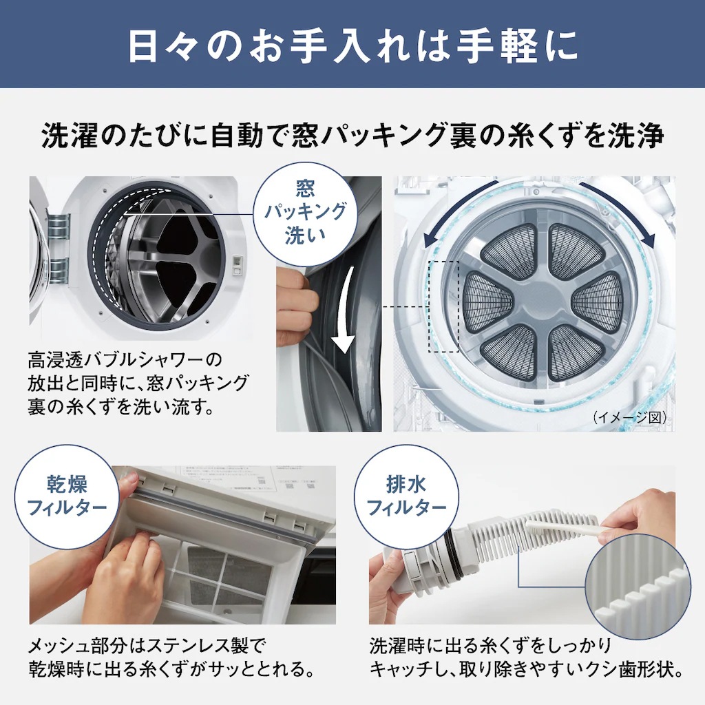 Panasonic（パナソニック） ドラム式洗濯乾燥機 NA-LX129CL-W マットホワイト 左開き (洗濯12kg・乾燥6kg) 左開き マットホワイト NALX129CLW 「ドラム型」  新生活　【沖縄・離島不可】【代引不可】