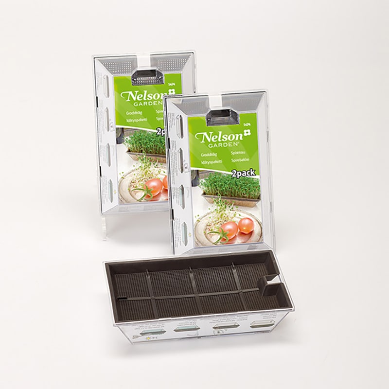 50％OFF【アウトレット】スプラウト栽培容器 長方形 2個セット