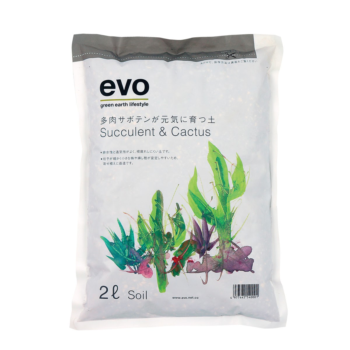 evo 多肉サボテンが元気に育つ土 2L 緩効性化成肥料入 |   | |