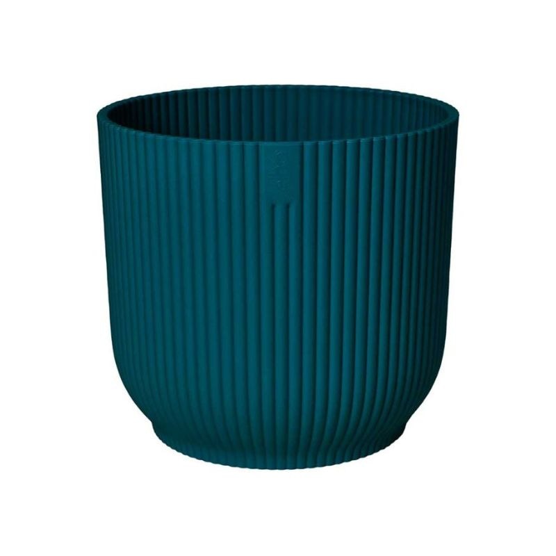 elho 鉢 16cm リサイクルプラスチック製ポット ブルー | Vibes Fold