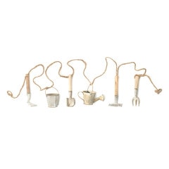 Garden Tools Garland, White Wash