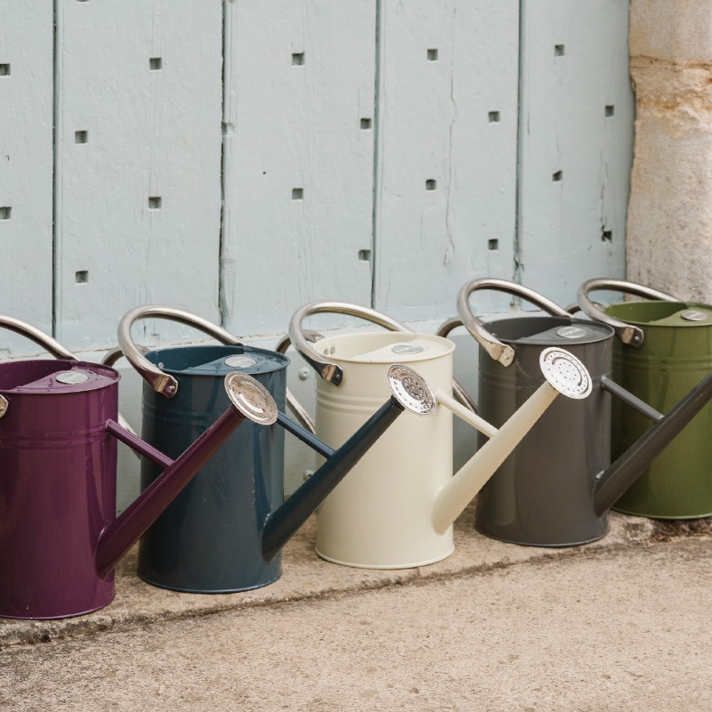 K&S メタルジョウロ 4.5L ミッドナイトブルー Watering Can Midnight Blue Kent & Stowe