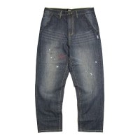 WHATZIS ��åȥ��� LOOSE FIT PAINT DENIM