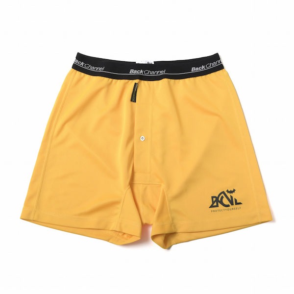 Back Channel バックチャンネル アウトドアロゴ ハーフパンツ M Back Channel バックチャンネル OUTDOOR LOGO UNDERWEAR | Back