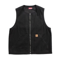 Hellrazor �إ�쥤���� OVER DYE DENIM VEST