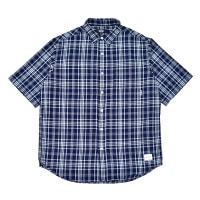 WHATZIS ��åȥ��� S/S PLAID SHIRT