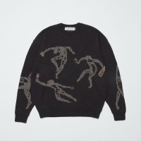 BAL Х JACQUARD COTTON CREWNECK SWEATER