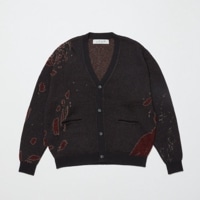 BAL Х JACQUARD WOOL CARDIGAN